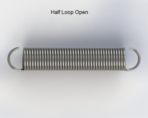 不同类型的张力延伸弹簧缩略图